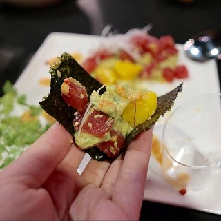Tuna Sashimi & Avocado Salad Asian Style - Raffles Place / Ramen Isshi (Raffles Place)|Singapore