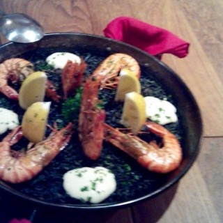 Arroz Negra (Black Ink Paella, literally ‘black rice’) - Bukit Timah / My Little Spanish Place (Bukit Timah)|Singapore