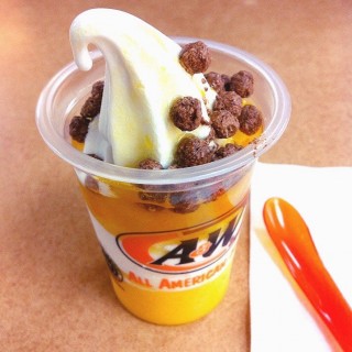 Mango crunch sundae - Cipaganti / A & W Restaurant (Cipaganti)|Bandung