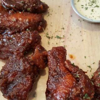 Classic Wings in Honey BBQ served with Bleu Cheese Dip Sauce - Pasay's The Ostrich Farm (Pasay)|Metro Manila