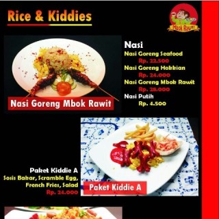 Menu Rice And Kiddies Menu Rice And Kiddies
