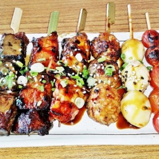 Skewers - Cherry Tomato, Quail Eggs, Chicken Meatball, Chicken Thigh, Pork Shoulder, Beef Short Rib - Bedok / The Burning Oak (Bedok)|Singapore